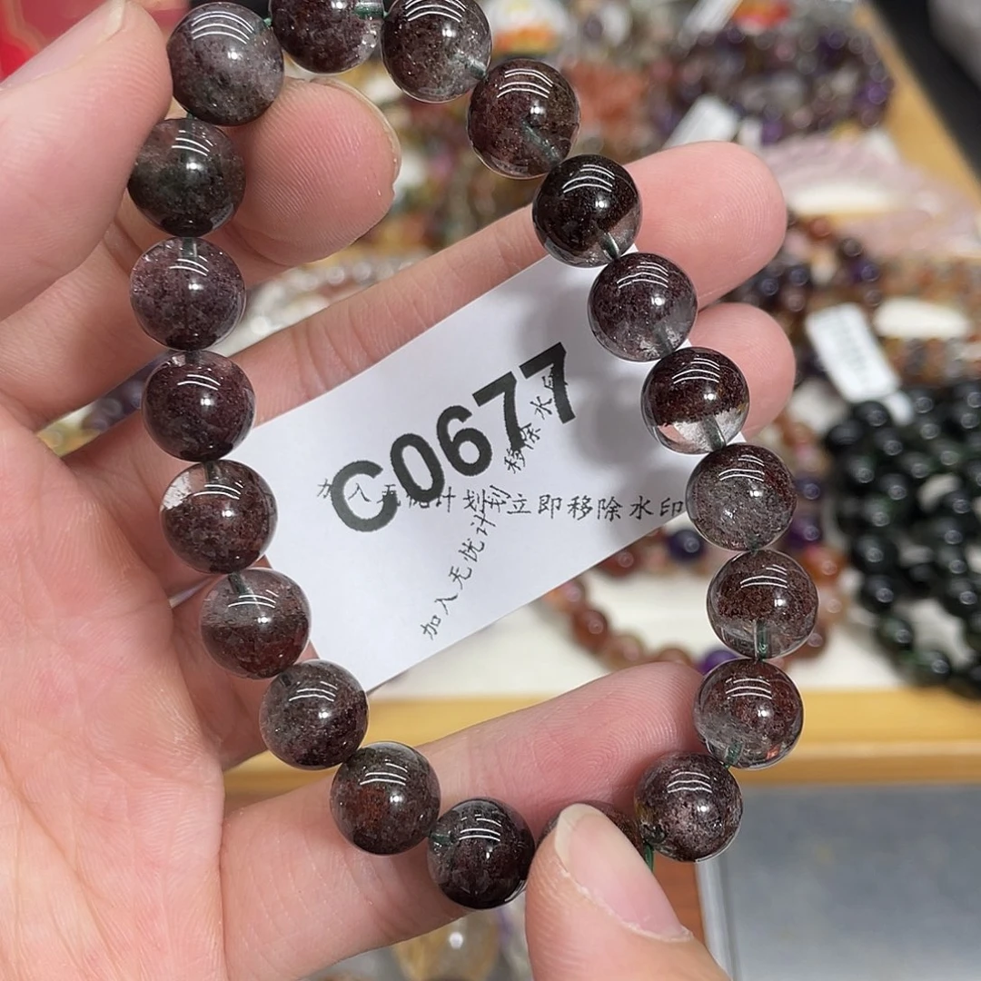 未镶嵌水晶手链天然