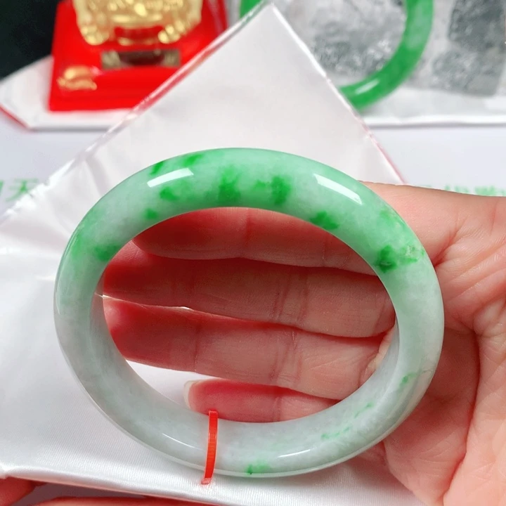 未镶嵌手镯翡翠  编号S1495 正圈59