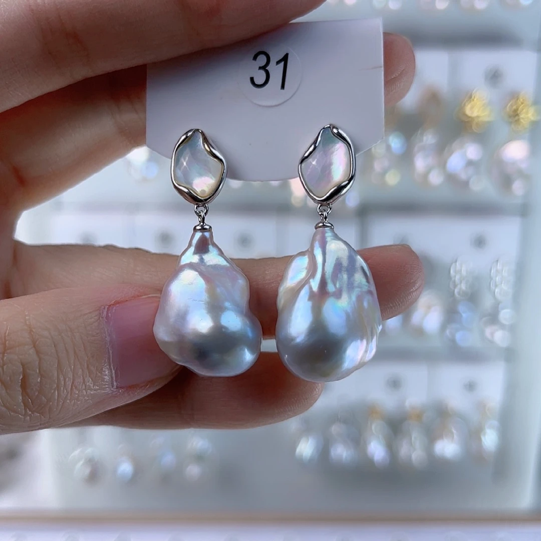 李***倍耳饰淡水珍珠未镶嵌