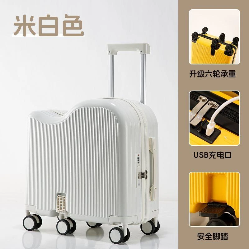 范哲萨儿童可以坐遛娃拉杆箱的行李箱电动骑行代步神器结实耐用加