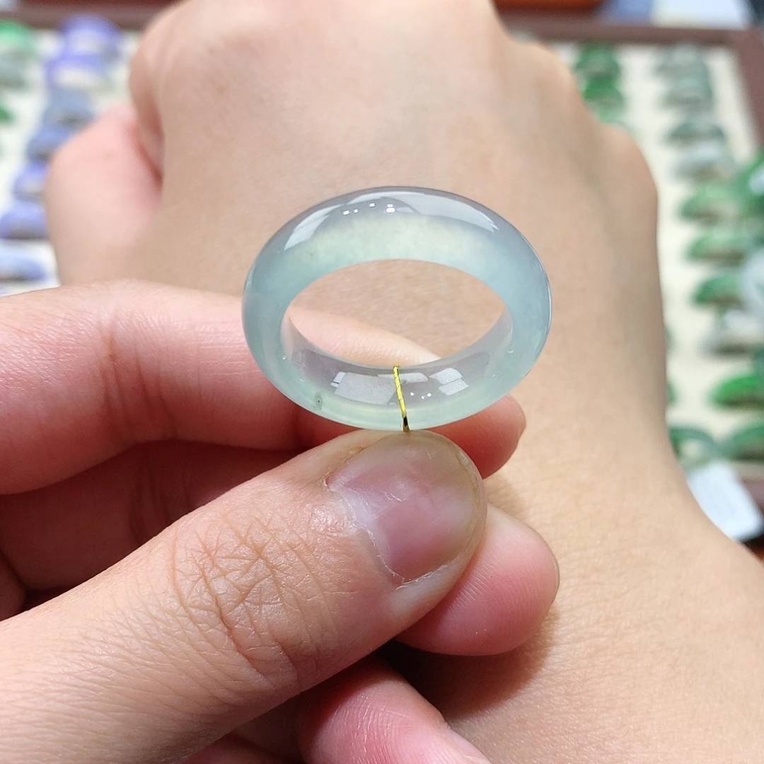 翡翠戒指未镶嵌20号