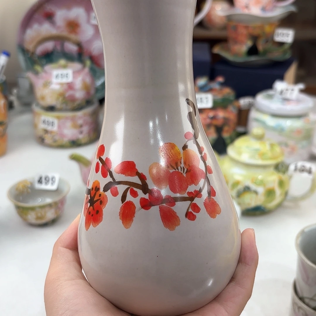 景德镇手绘高温釉下彩陶瓷茶具