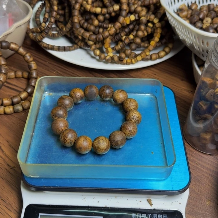 一***清珠串16.9克，圆珠，，，