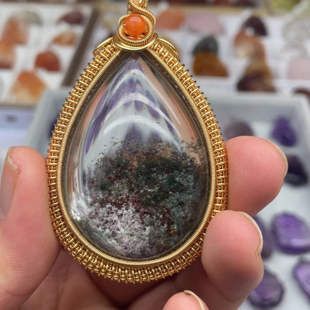 水晶吊坠(不含链)未镶嵌