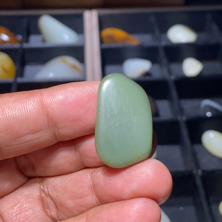 和田玉（青玉）未镶嵌颈饰