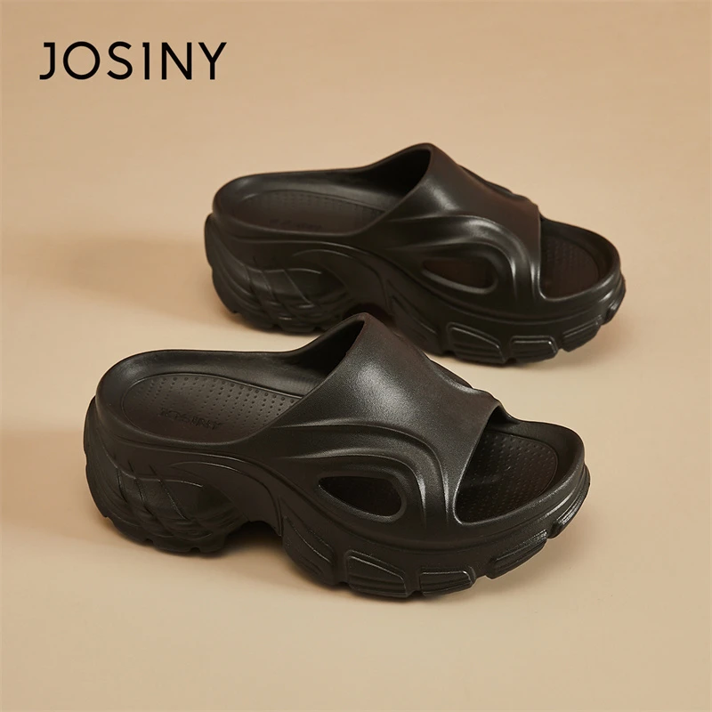 卓诗尼厚底拖鞋女款海边沙滩2025新款夏季增高女士凉鞋时尚外穿潮