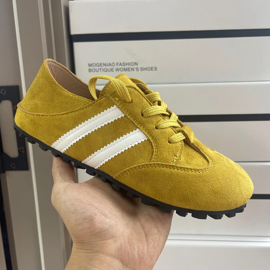 2529-一脚蹬真皮两串小单鞋