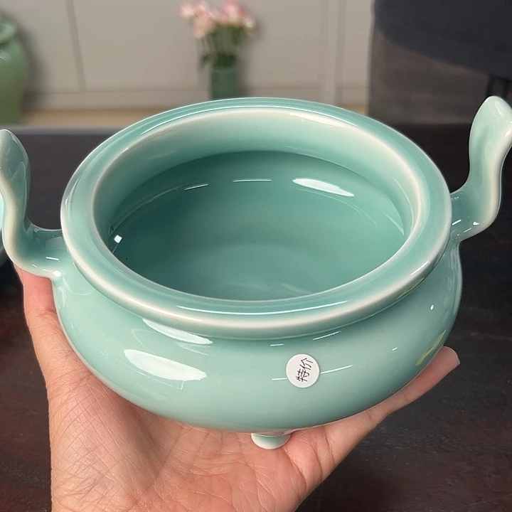 龙泉云间青瓷小米茶器