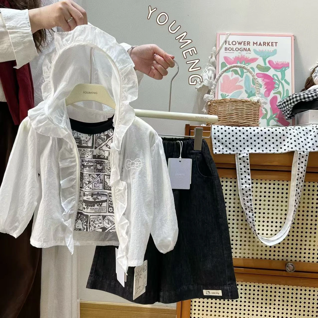 佑萌·25夏~口袋印花KT牛仔裤Y5296（汉服）