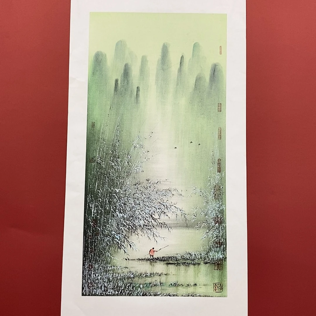 国画胡云三尺精品