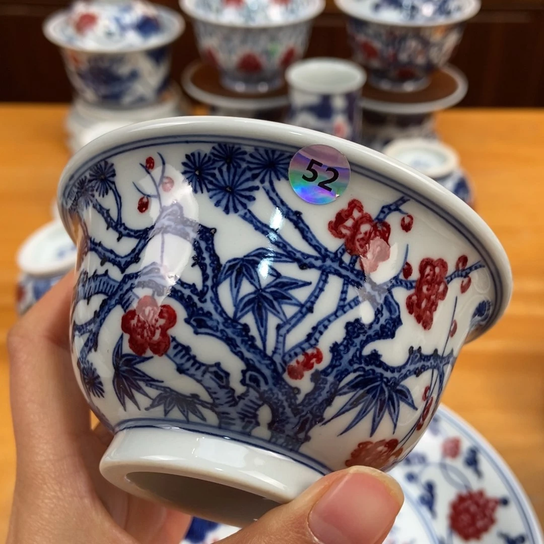 手绘现代茶具非古董