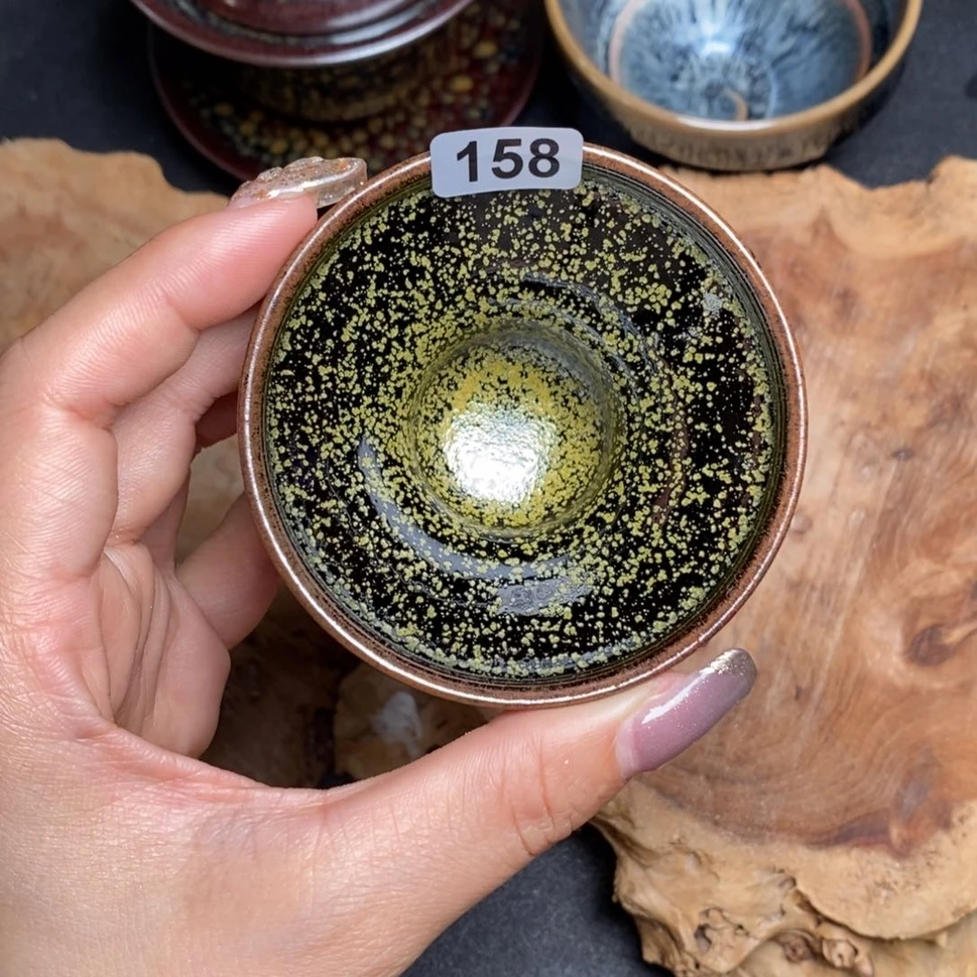 茶盏建窑建盏主人杯158