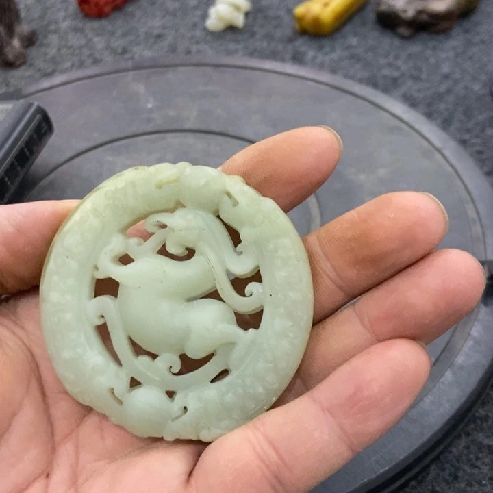 白玉菩提吊坠吊坠