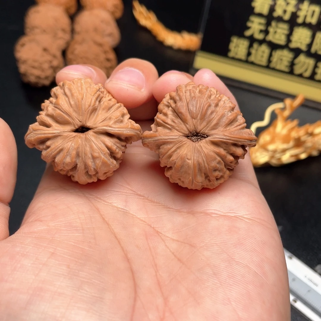 吊坠桃核文玩核桃吊坠麻核桃6.6  瑕