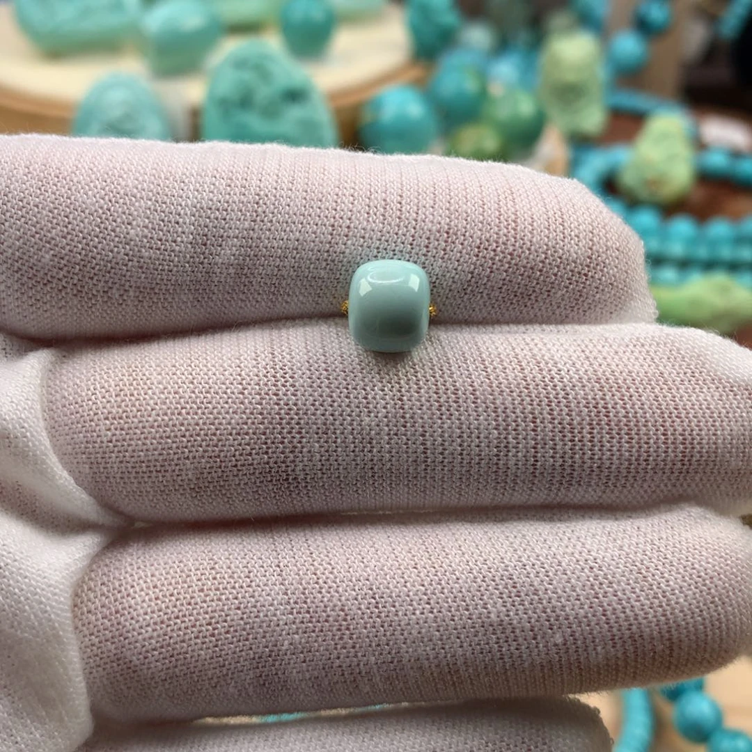 绿松石未镶嵌珠宝奇石8.3mm