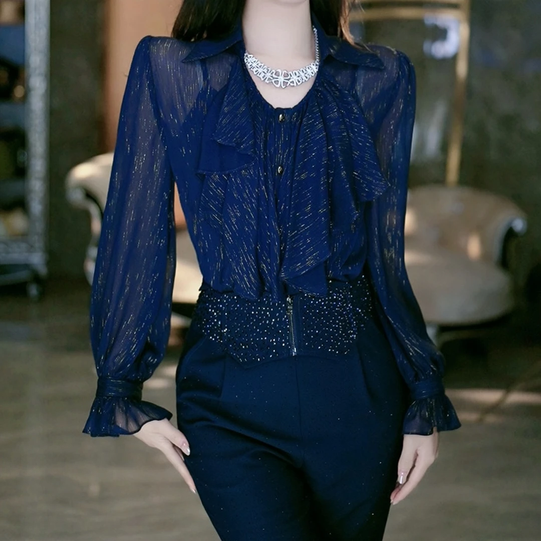 3-4【卢浮宫美人】淑媛时尚气质上衣