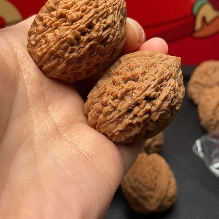 过***客文玩核桃吊坠大蒜头33尺