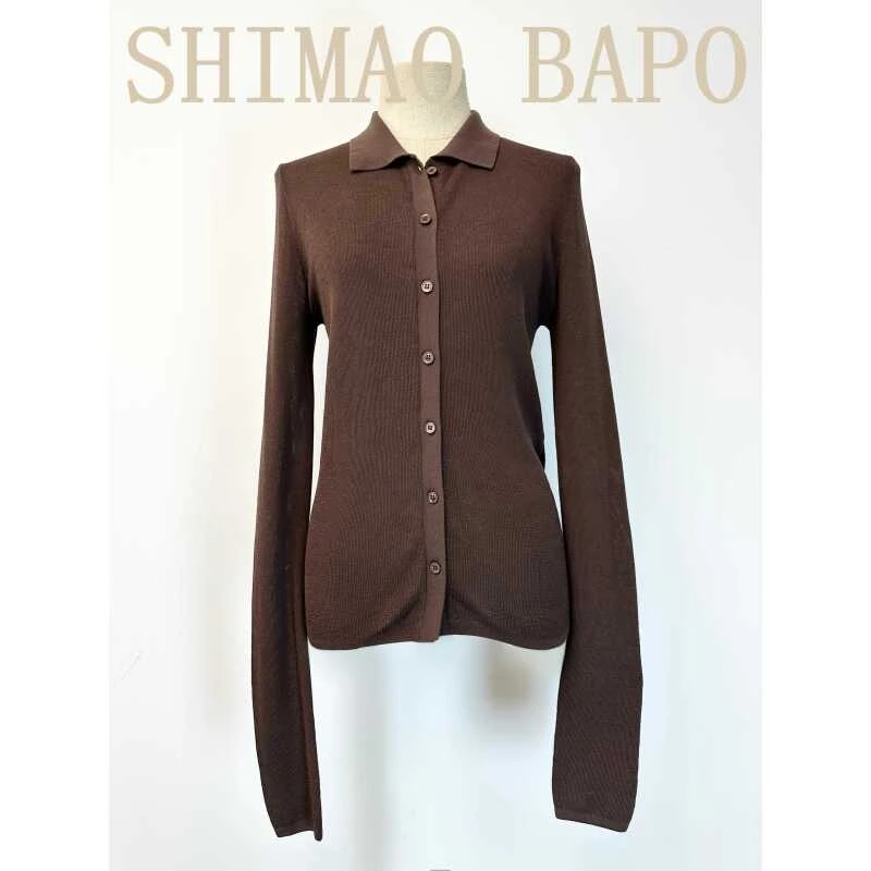 【时髦扒婆选品】透透感翻领合体上衣