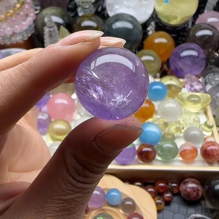 珠宝半成品水晶未镶嵌2.26厘米