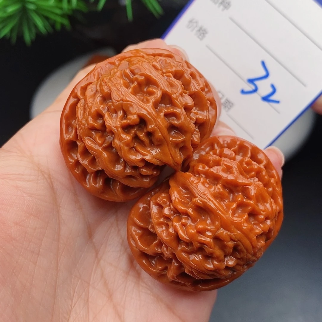 文玩核桃把件43宫灯32