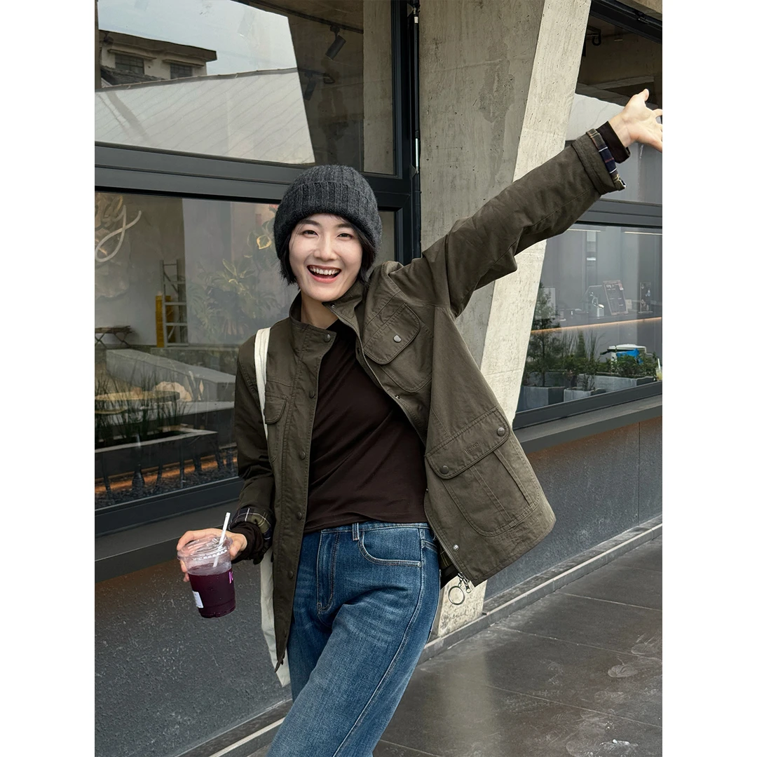 LANGQING 重工“猎户夹克”复古洗水外套46202#