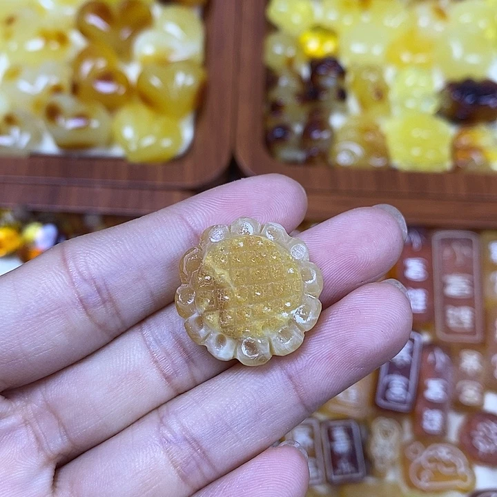 吊坠橄榄核原皮向日葵59