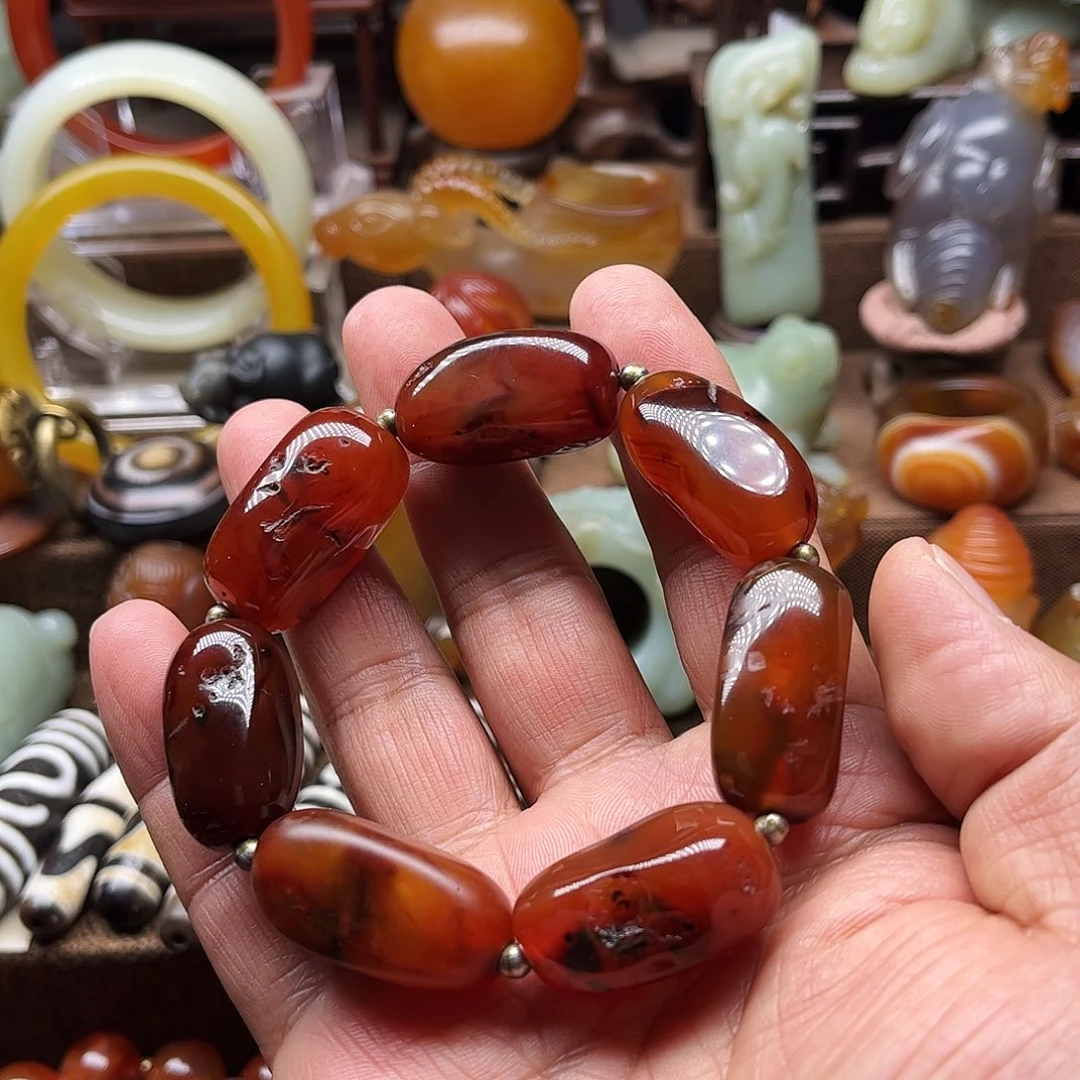 玛瑙/玉髓未镶嵌车挂