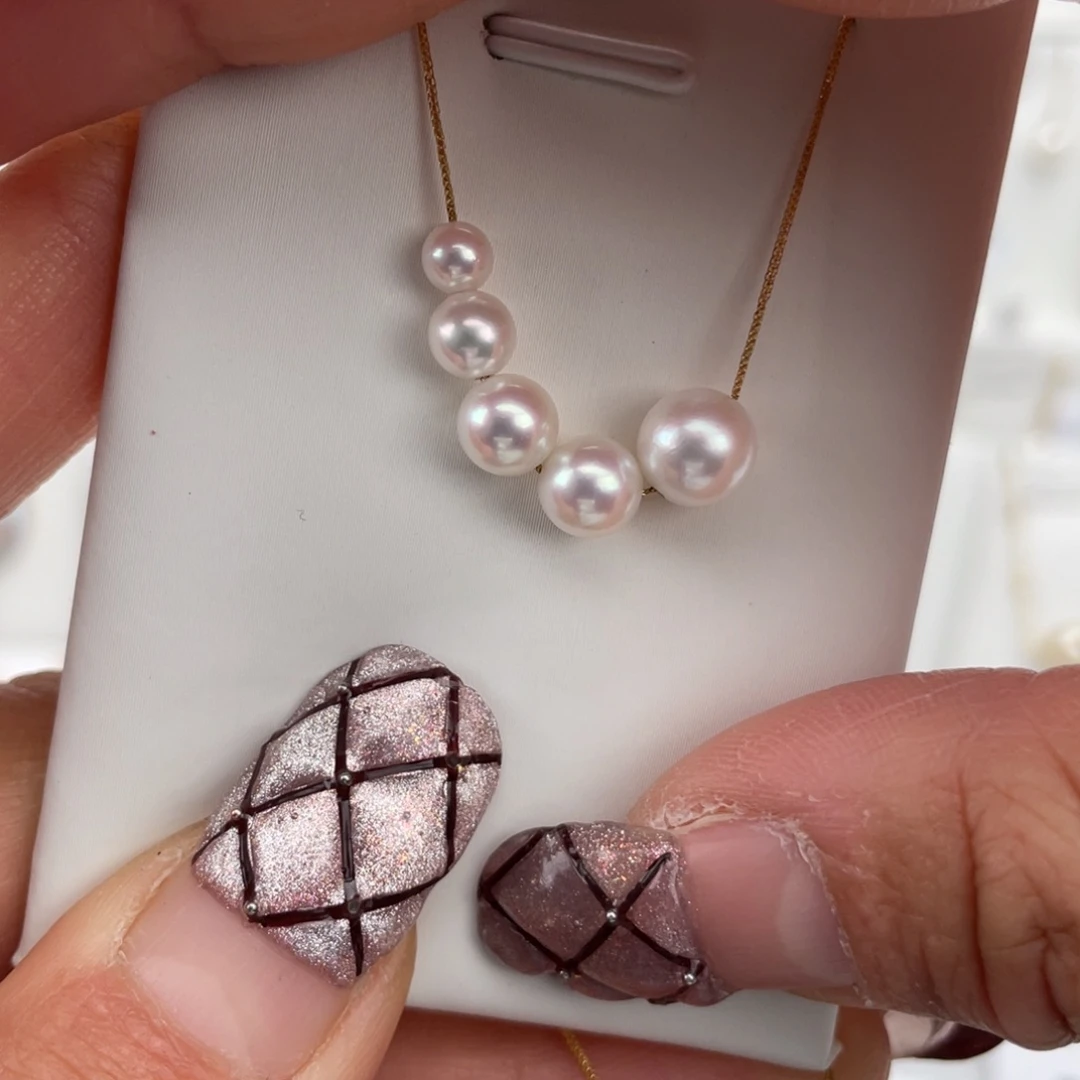 海水珍珠颈饰18K金镶嵌