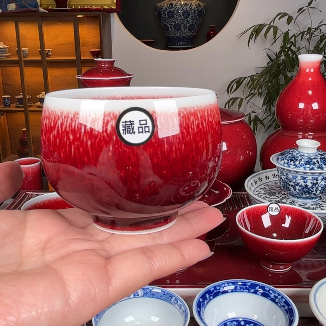 杯闻轩坊柴窑 藏品罗汉杯