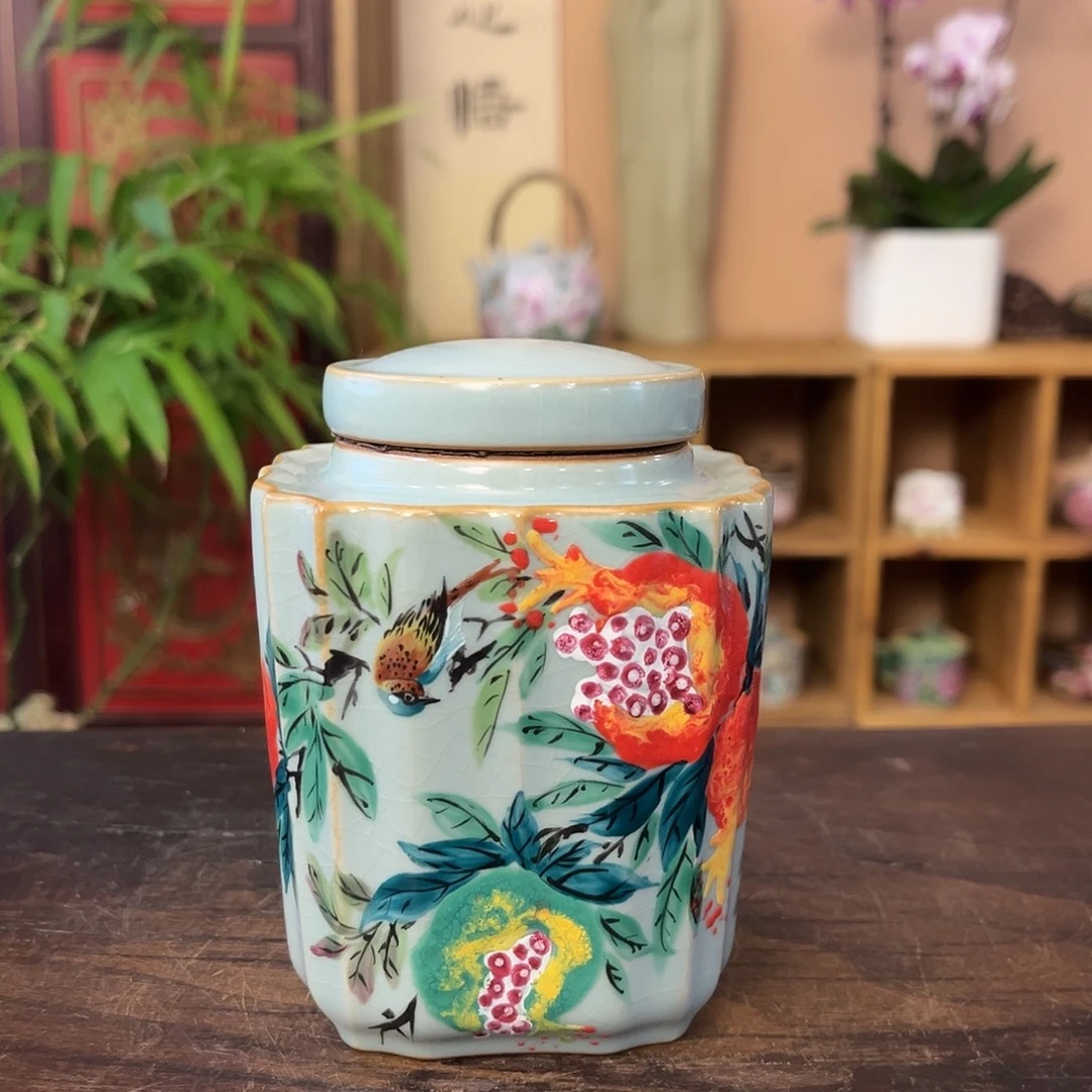 景德镇柴烧手工手绘茶具