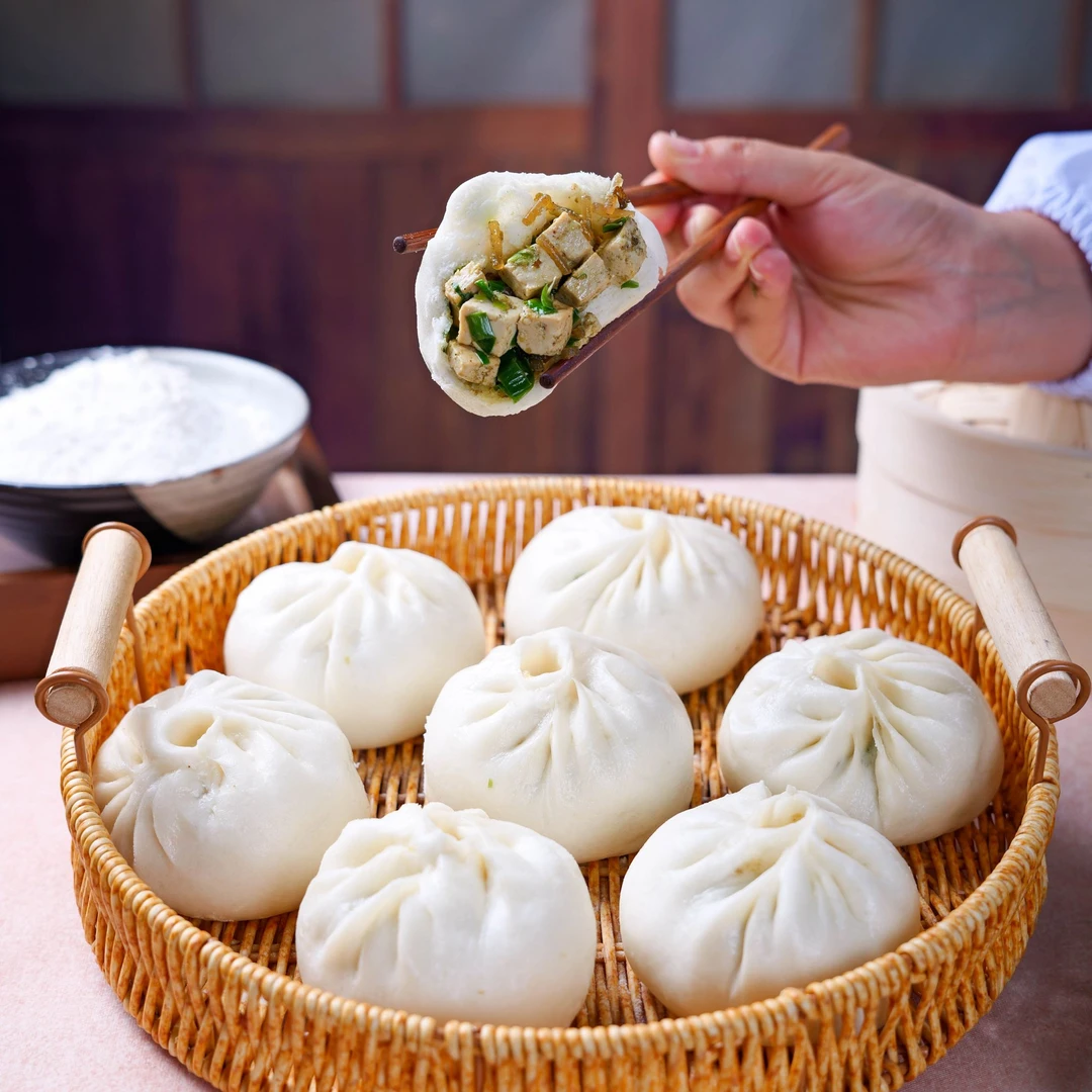 【渭香包】渭南时辰手工包子 白水豆腐韭菜地软粉条包85g*10个*2袋