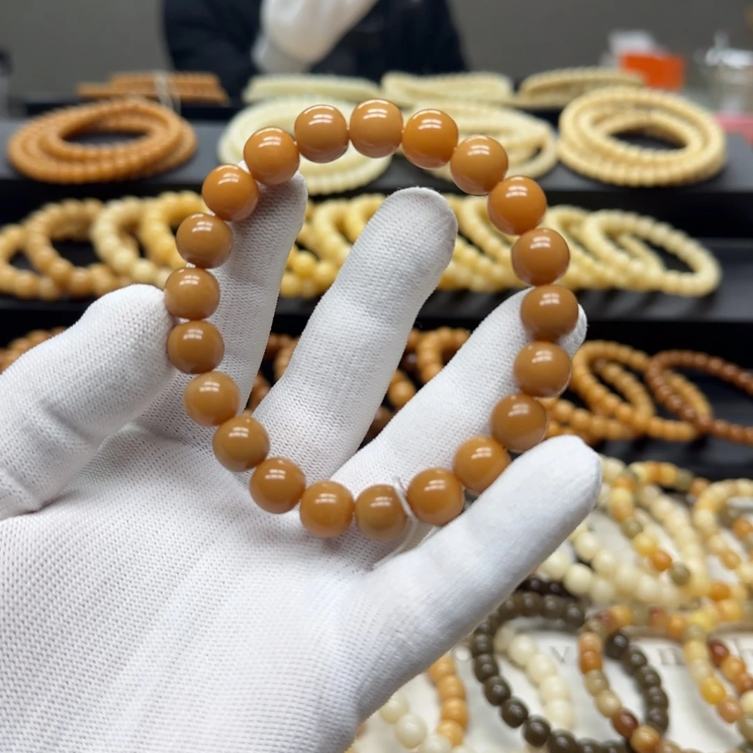 菩提根/象牙果手串卡11 珑珠 11年 精工