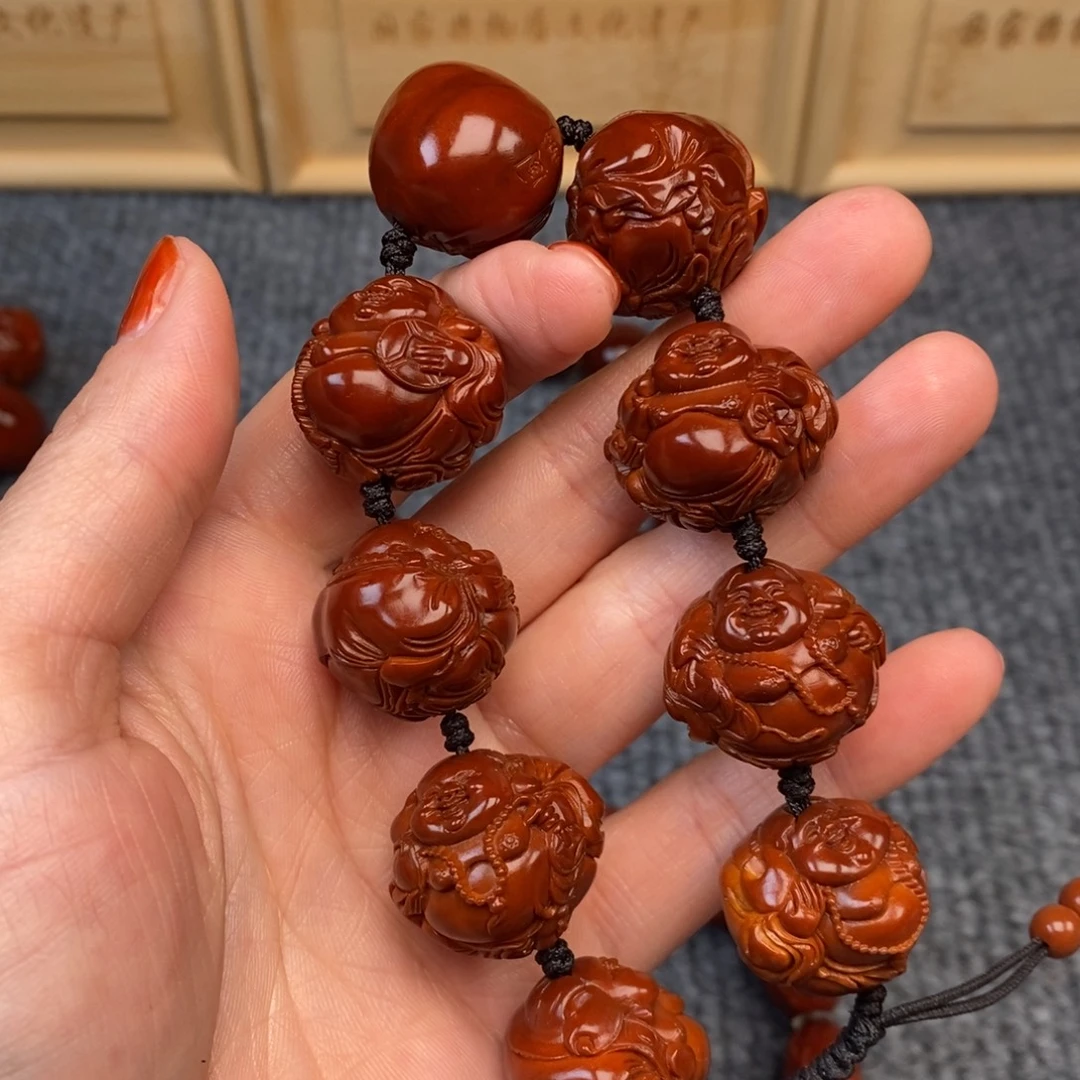 橄榄核手串/手链八宝弥勒