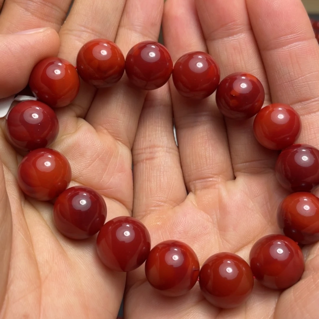 【闪购商品】未镶嵌原矿手串南红玛瑙渡*  14