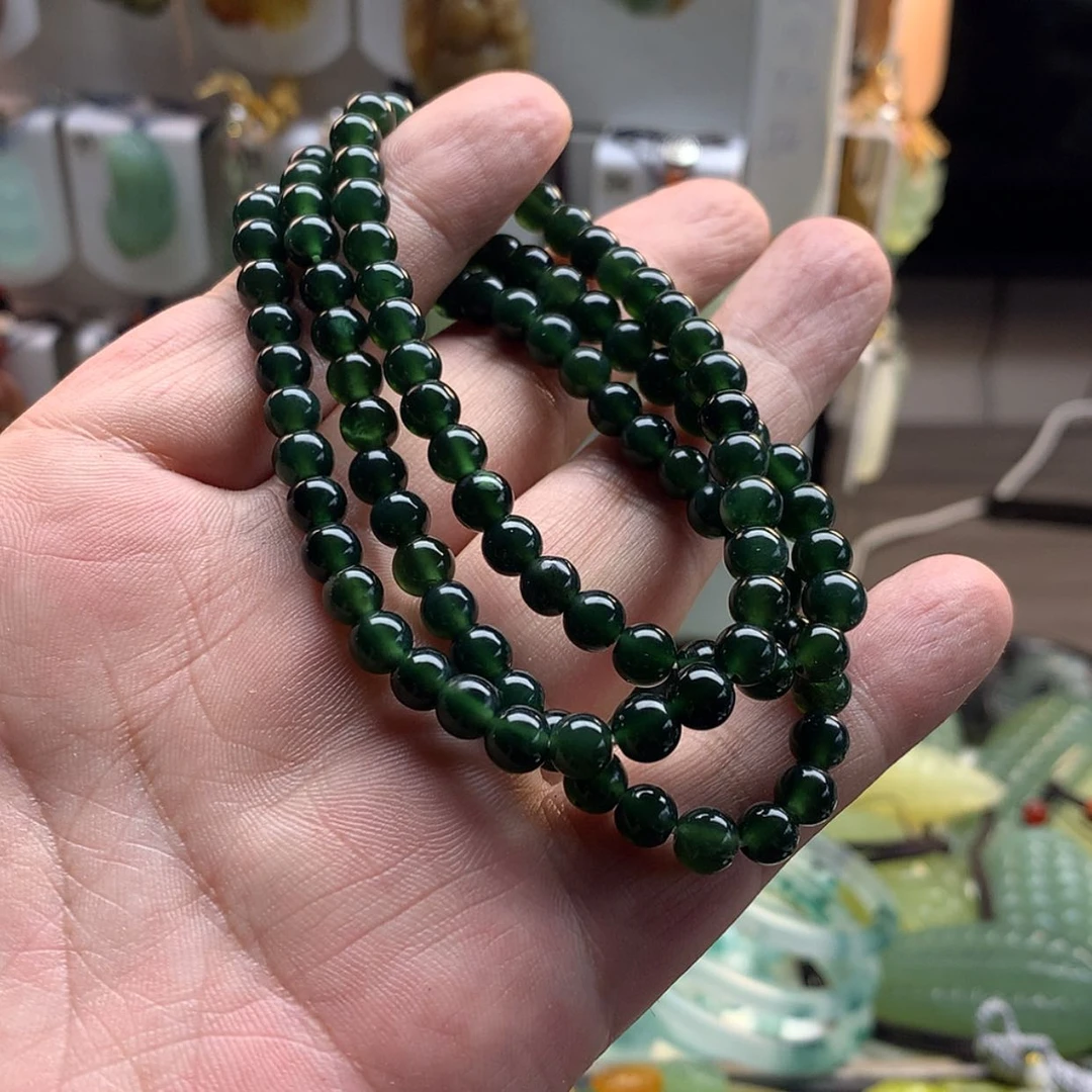 【闪购商品】蛇纹石玉未镶嵌颈饰
