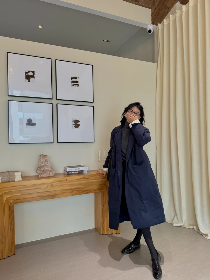 [KK] 山系90鹅绒服简约中长款羽绒服 YLM00258