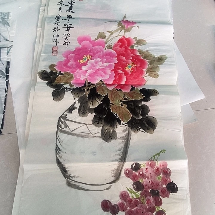 国画三尺手绘作品