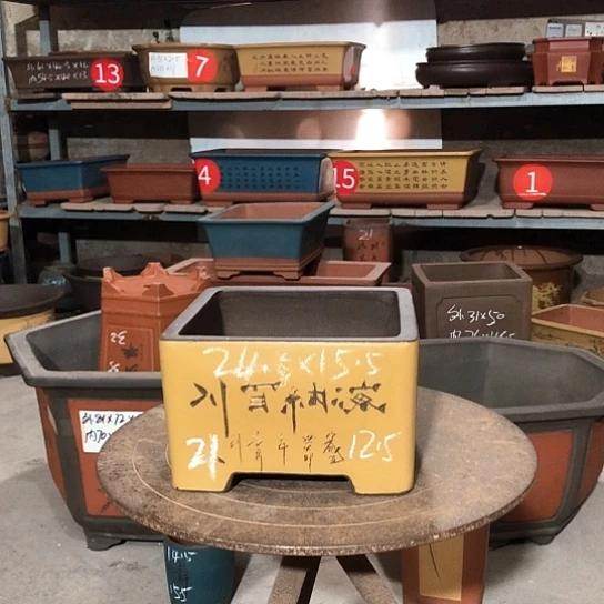 紫砂紫砂花盆包邮