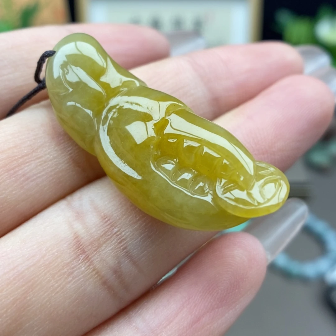 翡翠未镶嵌颈饰吊坠3