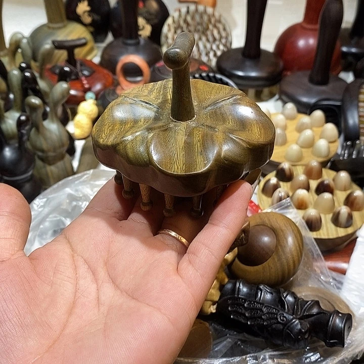 用***1紫光檀绿檀花遐思