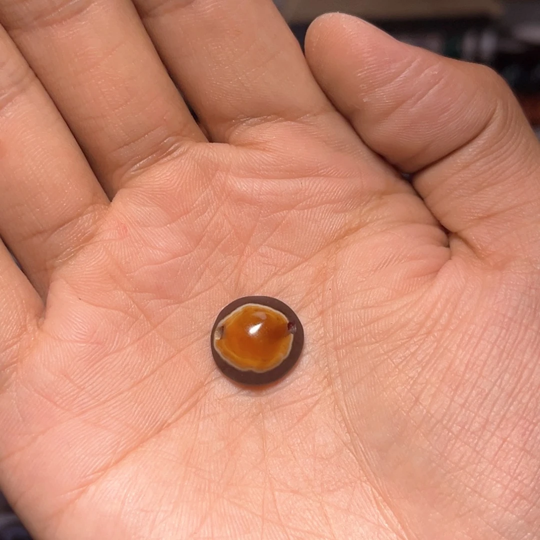 玛瑙/玉髓单珠未镶嵌段*