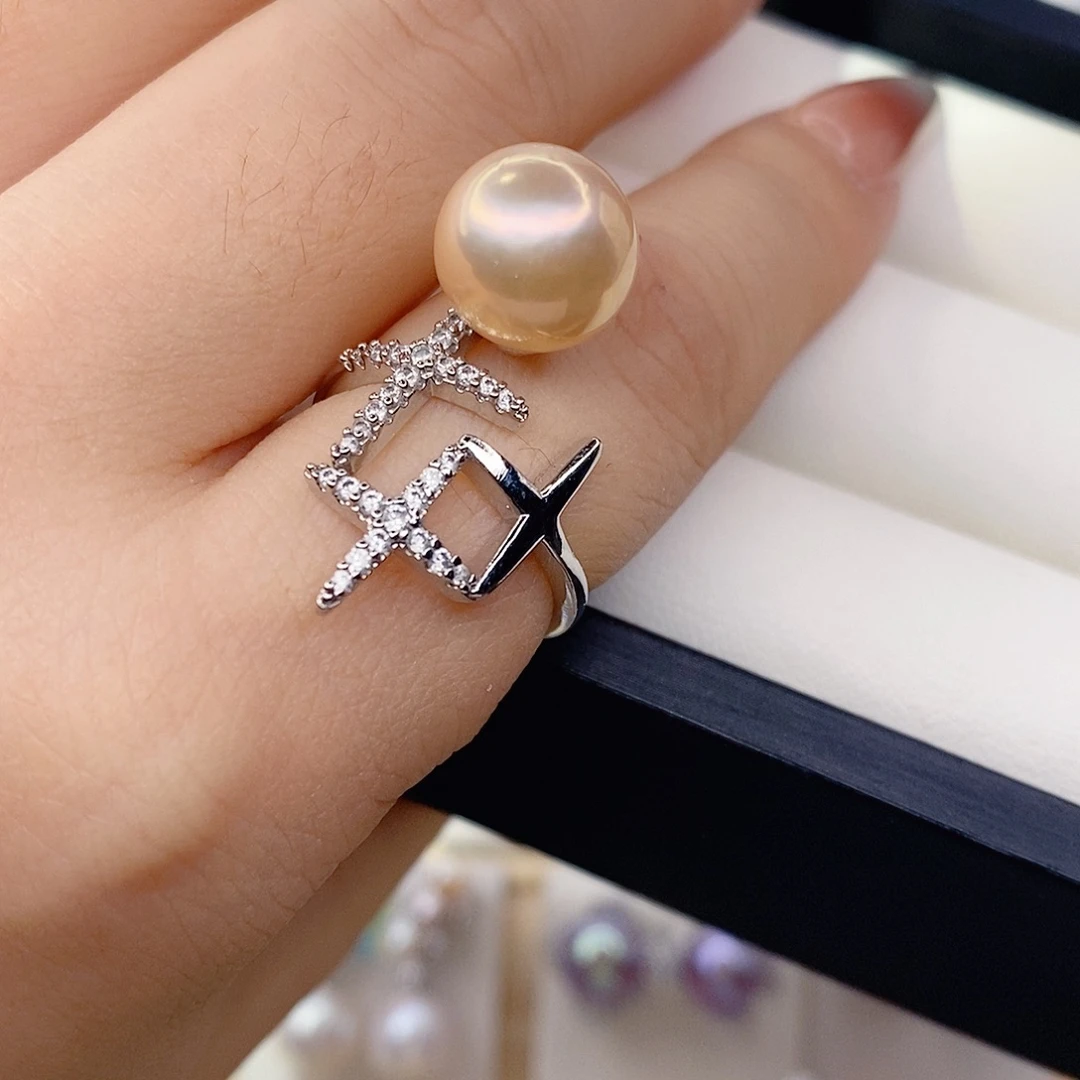 淡水珍珠未镶嵌戒指