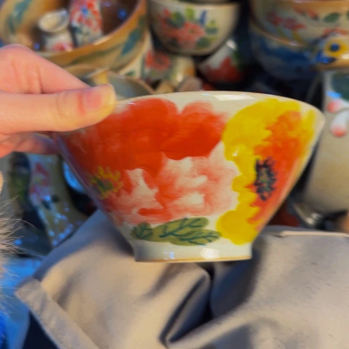 瓷片景德镇陶瓷手工手绘