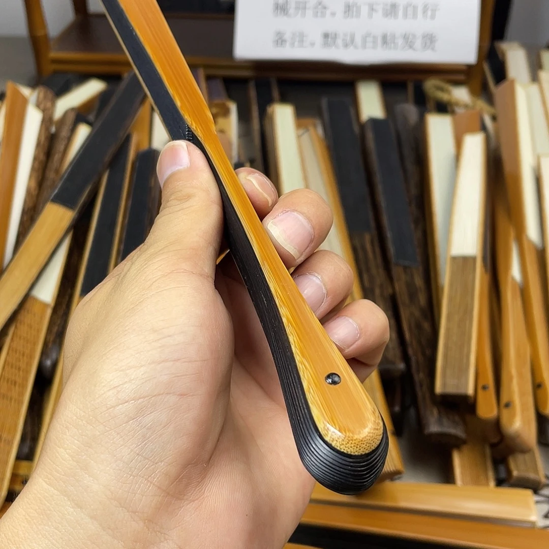 云***生扇子老玉竹乌木心大茄头95-16-2.0