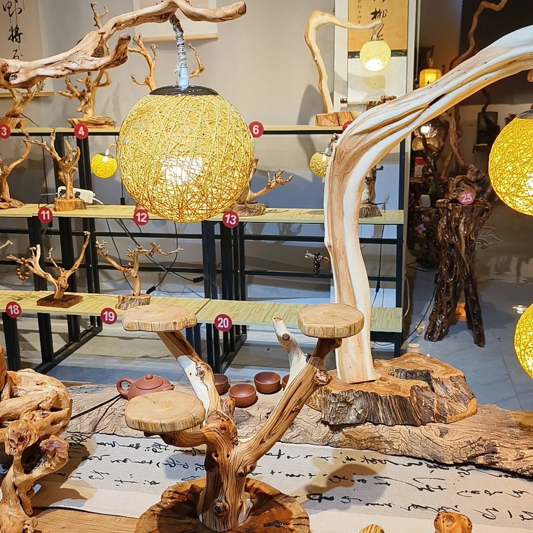 藤类我****生太行崖柏双色随形