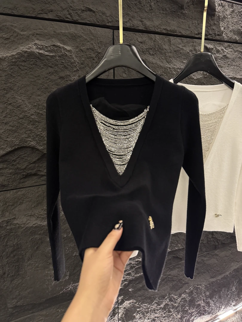 201--400编号针织显瘦秋冬上衣百搭气质