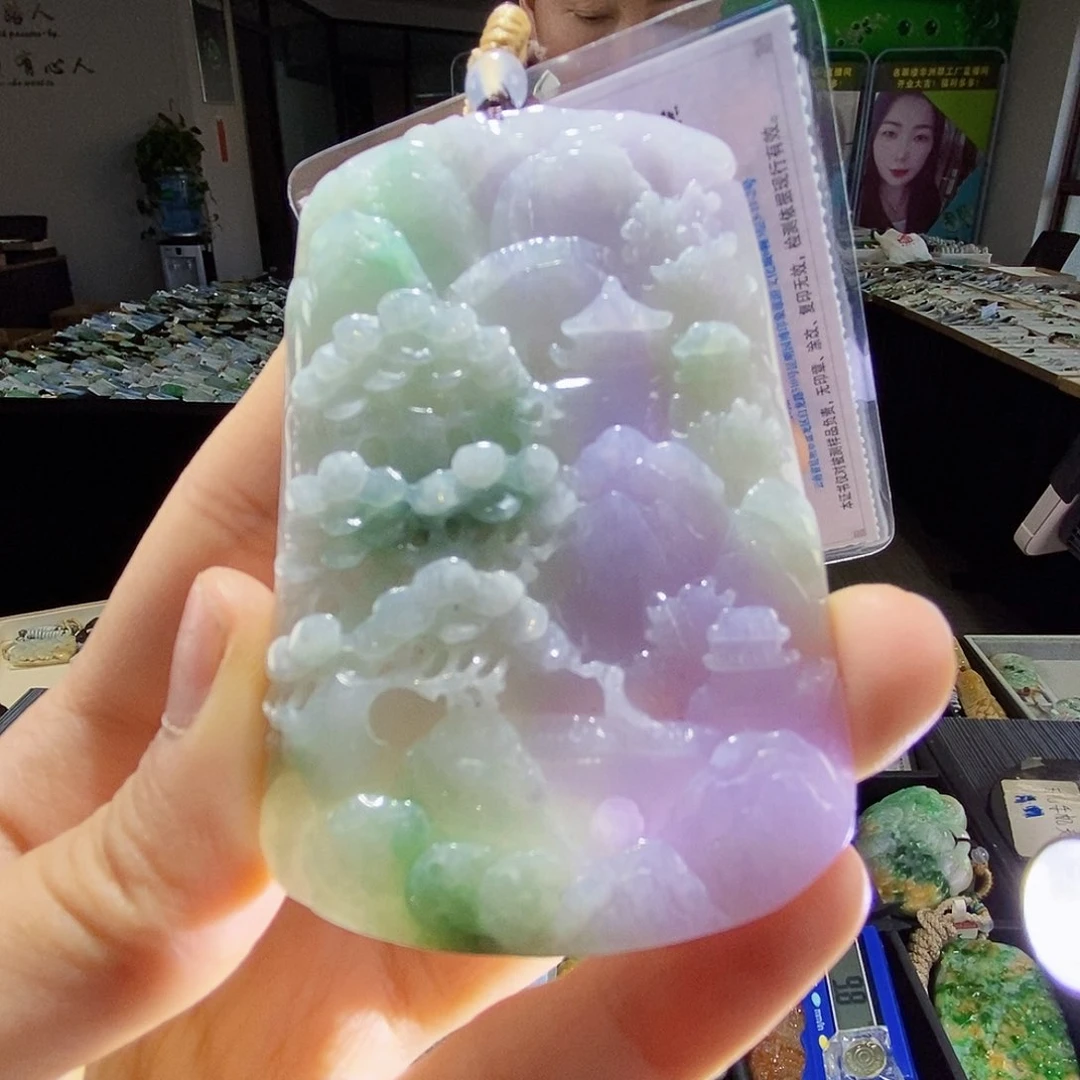 颈饰未镶嵌翡翠翡翠