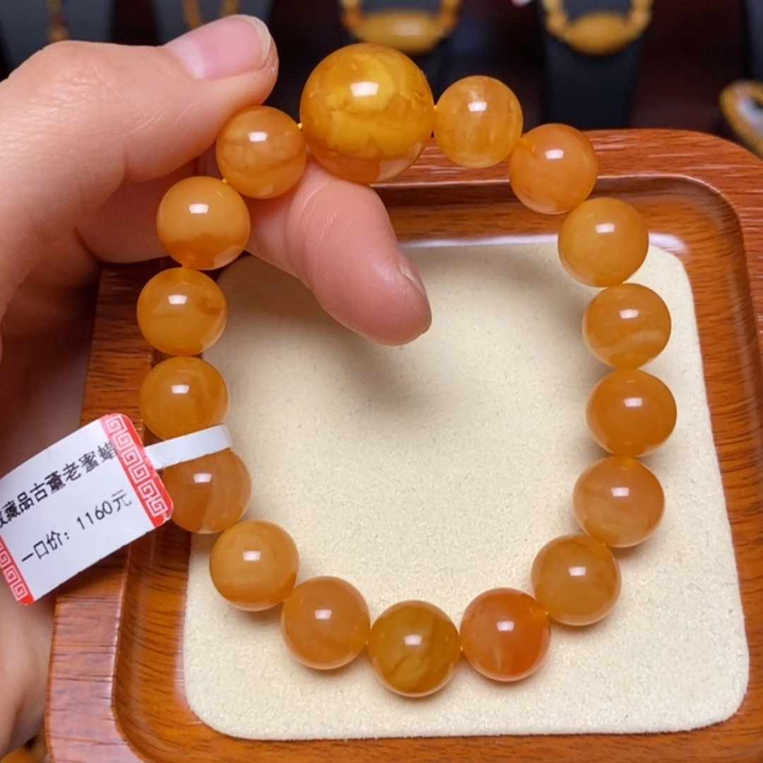 【闪购商品】未镶嵌蜜蜡手链手串