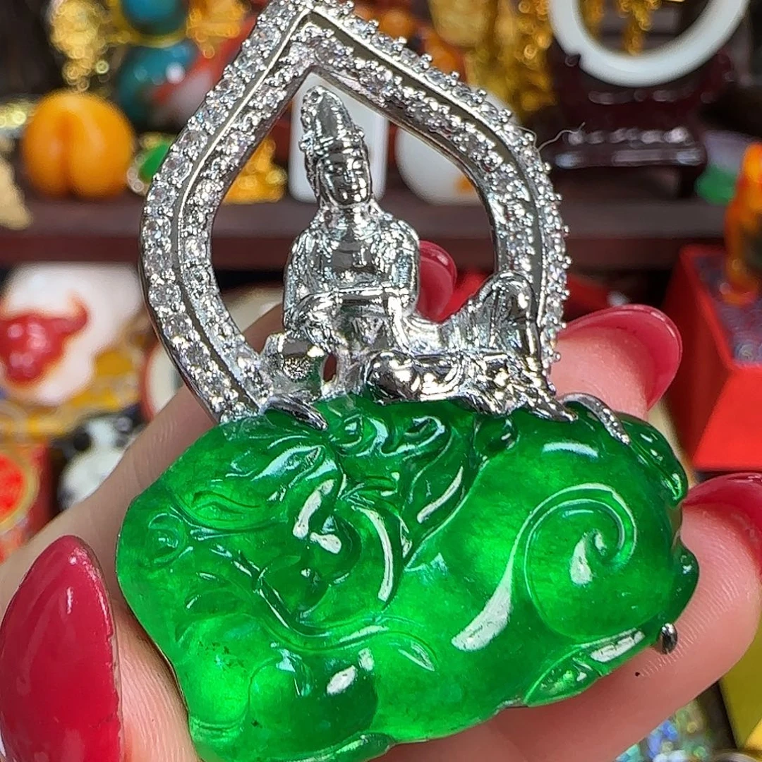 和田玉未镶嵌挂件