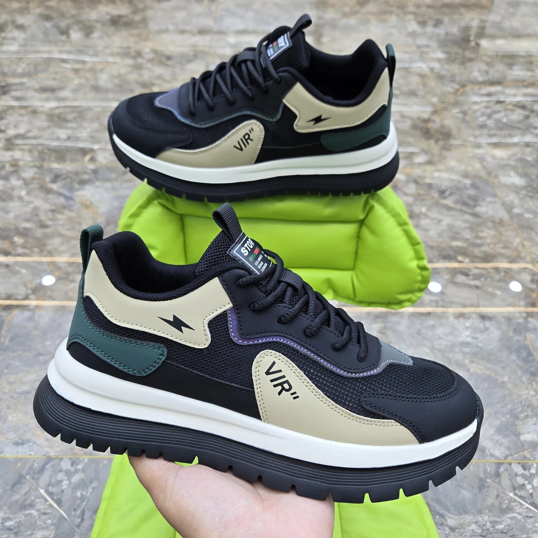 2025男士休闲运动防滑耐磨百搭透气潮流网鞋